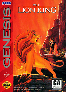 The Lion King - игра для сега, sega mega drive (Genesis) The Lion King - игра для sega